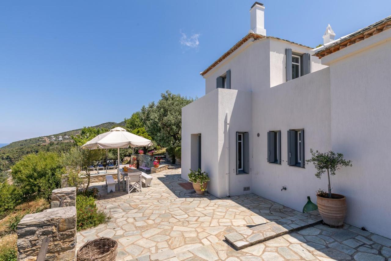 Villa Nina Skopelos- Private Pool - Magnificent Views エクステリア 写真