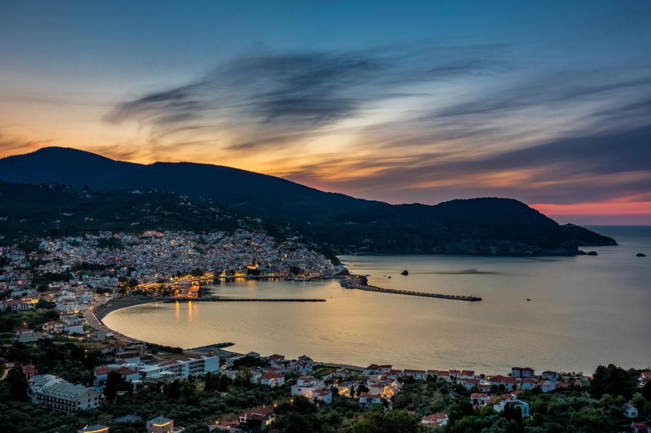 Villa Nina Skopelos- Private Pool - Magnificent Views エクステリア 写真